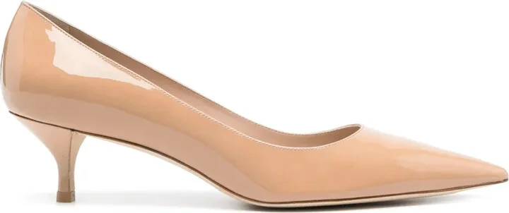 50mm Kitten leather pumps