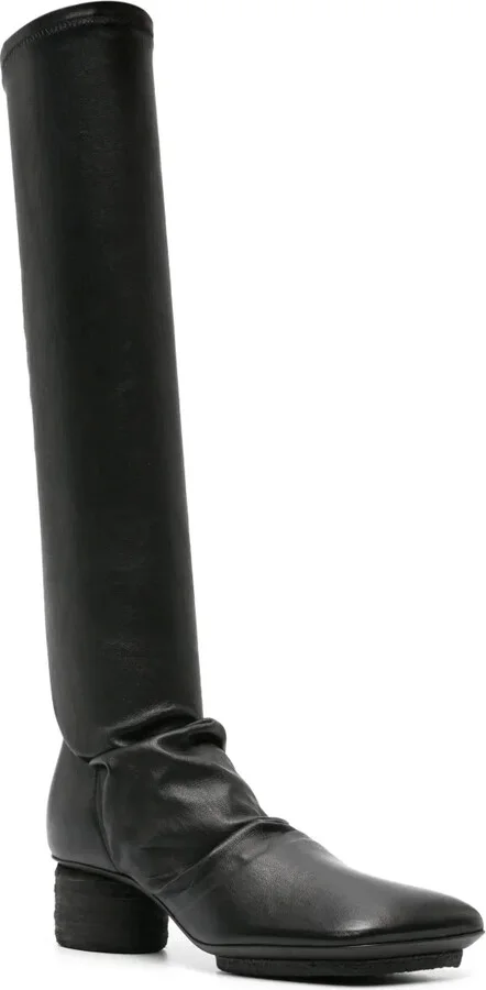 50mm Knee-High Leather Boots - Image 2