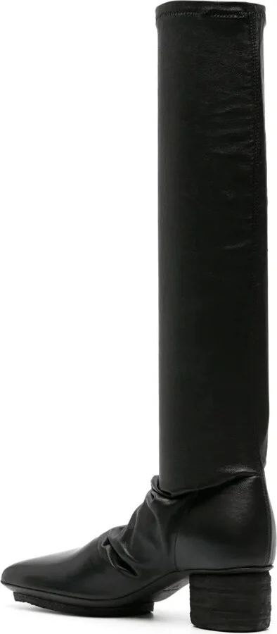 50mm Knee-High Leather Boots - Image 3