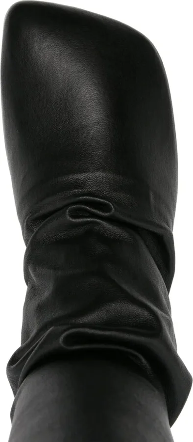 50mm Knee-High Leather Boots - Image 4