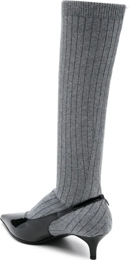 50mm Knitted Boots - Image 3