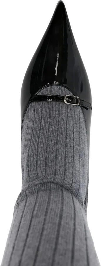 50mm Knitted Boots - Image 4