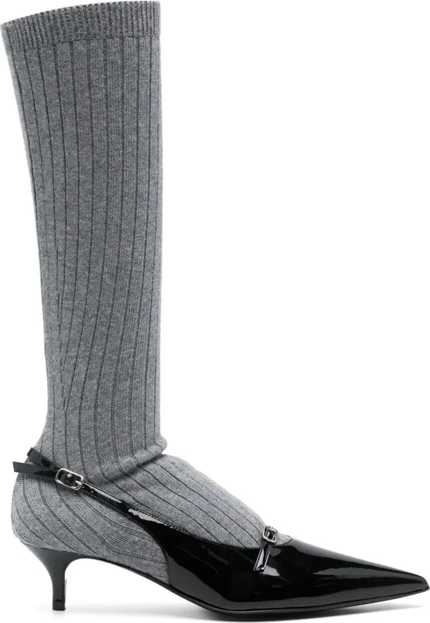 50mm Knitted Boots