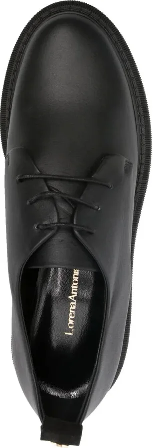 50mm Lace-Up Leather Loafers - Image 4