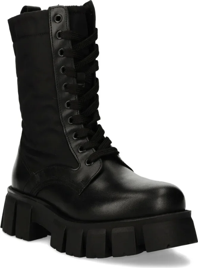 50mm Lace-Up Lug Sole Boots - Image 2