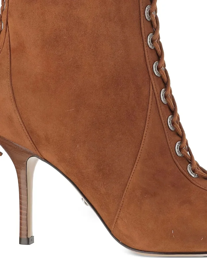50mm Lace-Up Studded Boots - Image 4