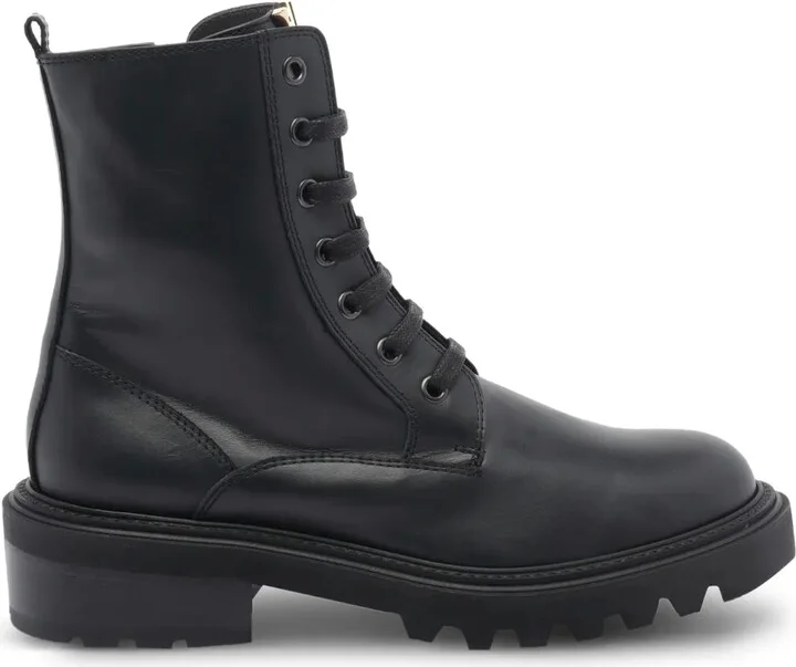 50mm Lace-Up Zip Boots