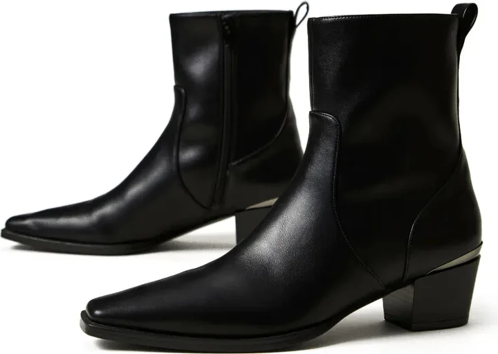 50mm Laminated-Panel Cowboy Boots - Image 3