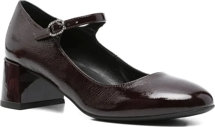 50mm Leather Almond Pumps - Image 2