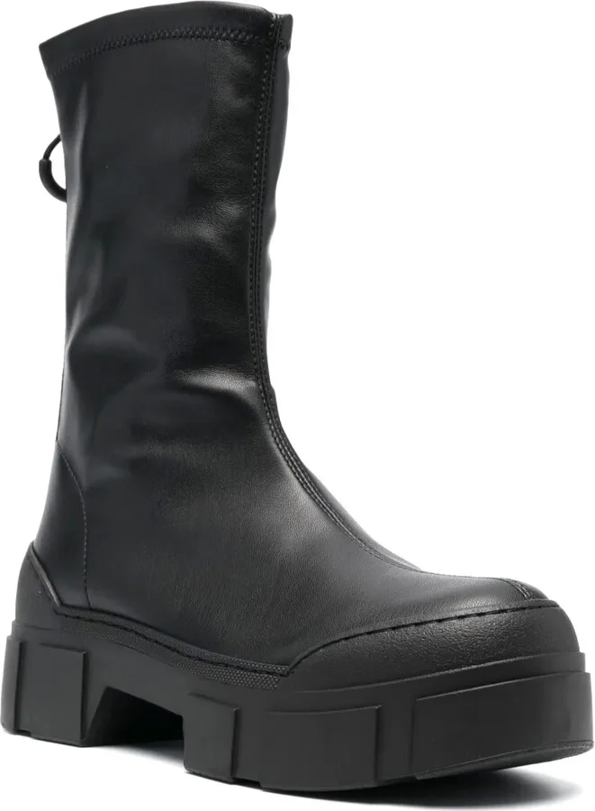 50mm Leather Ankle Boots - Image 2