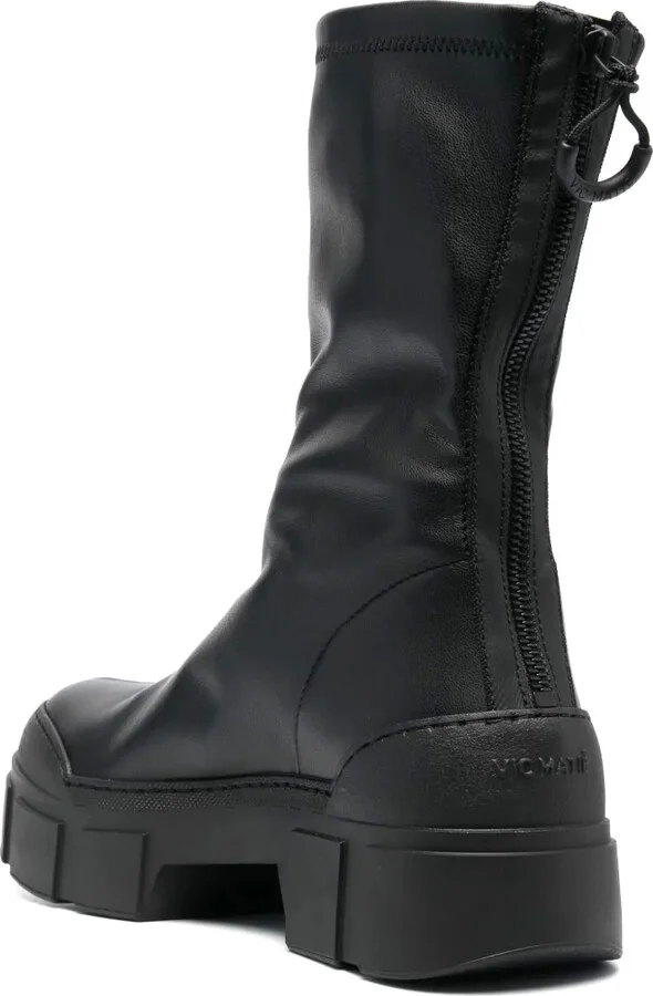 50mm Leather Ankle Boots - Image 3