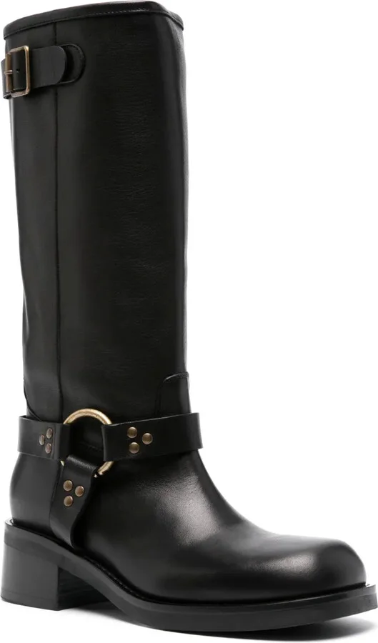 50mm Leather Boots - Image 2