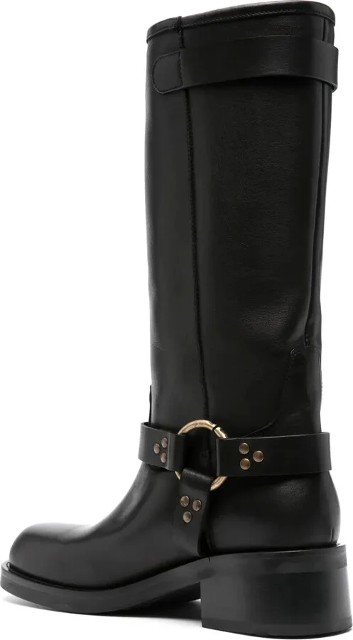 50mm Leather Boots - Image 3