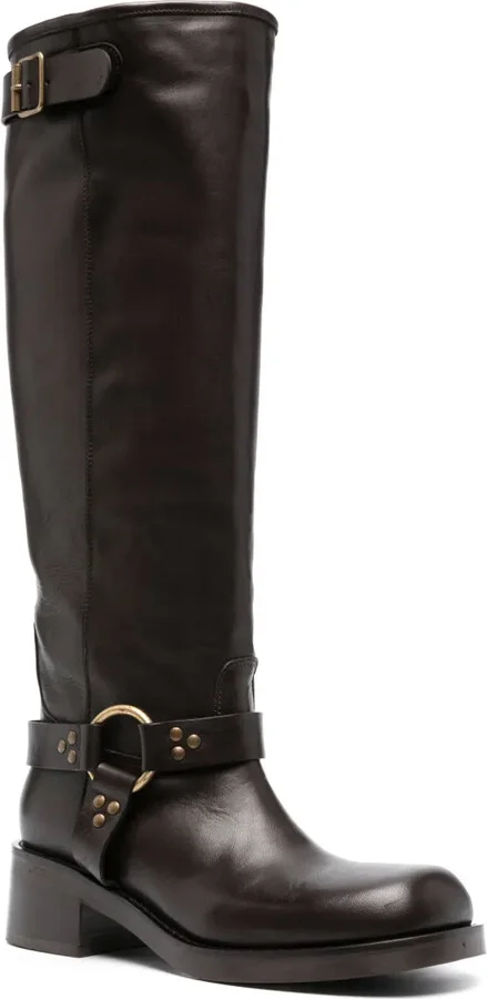 50mm Leather Boots - Image 2