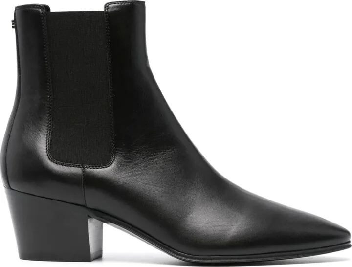 50mm Leather Boots