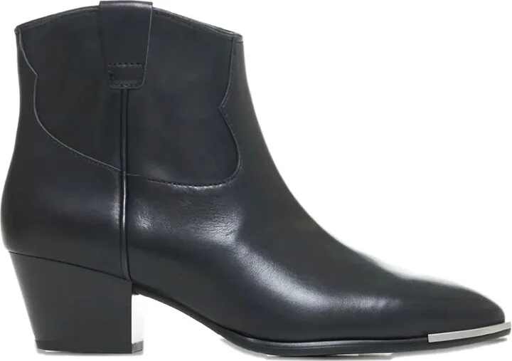 50mm Leather Boots