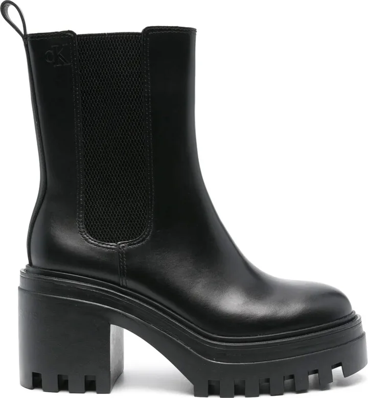 50mm Leather Boots