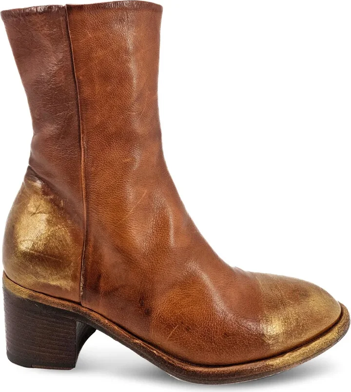 50mm Leather Boots