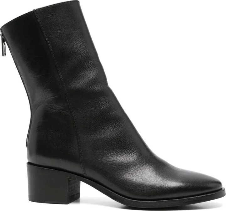 50mm Leather Boots