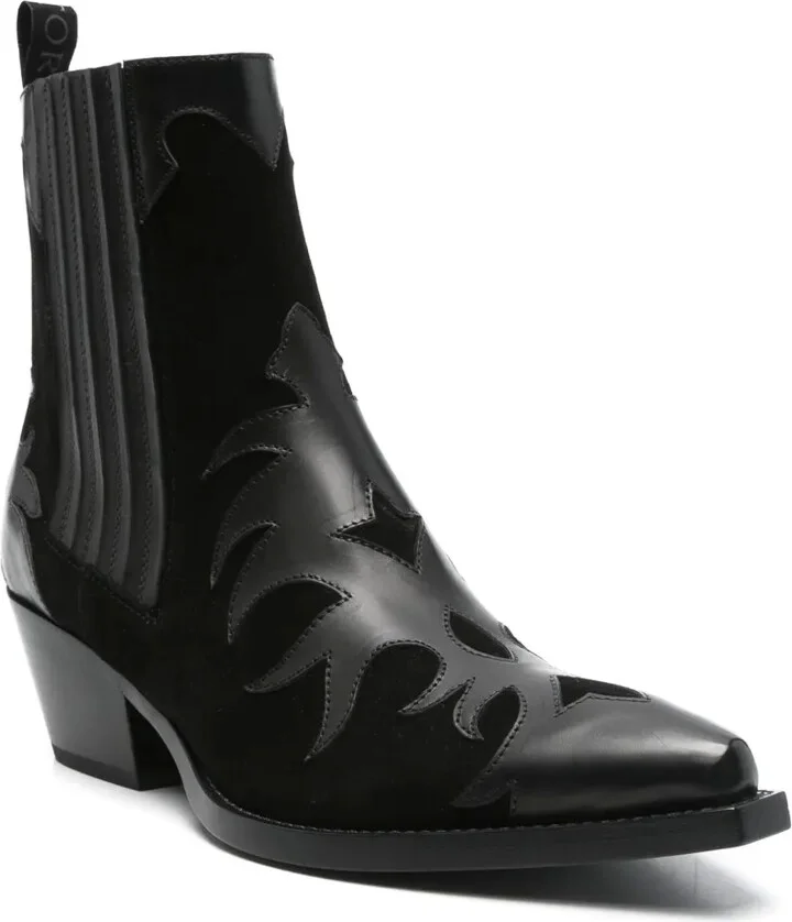 50mm leather Chelsea boots - Image 2
