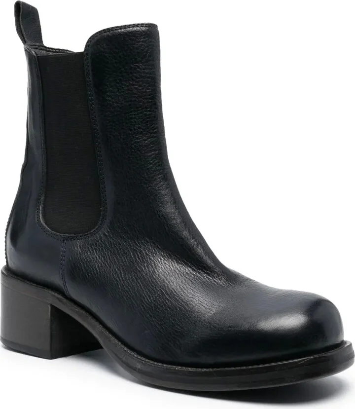 50mm leather Chelsea boots - Image 2