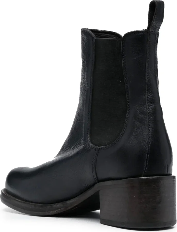 50mm leather Chelsea boots - Image 3