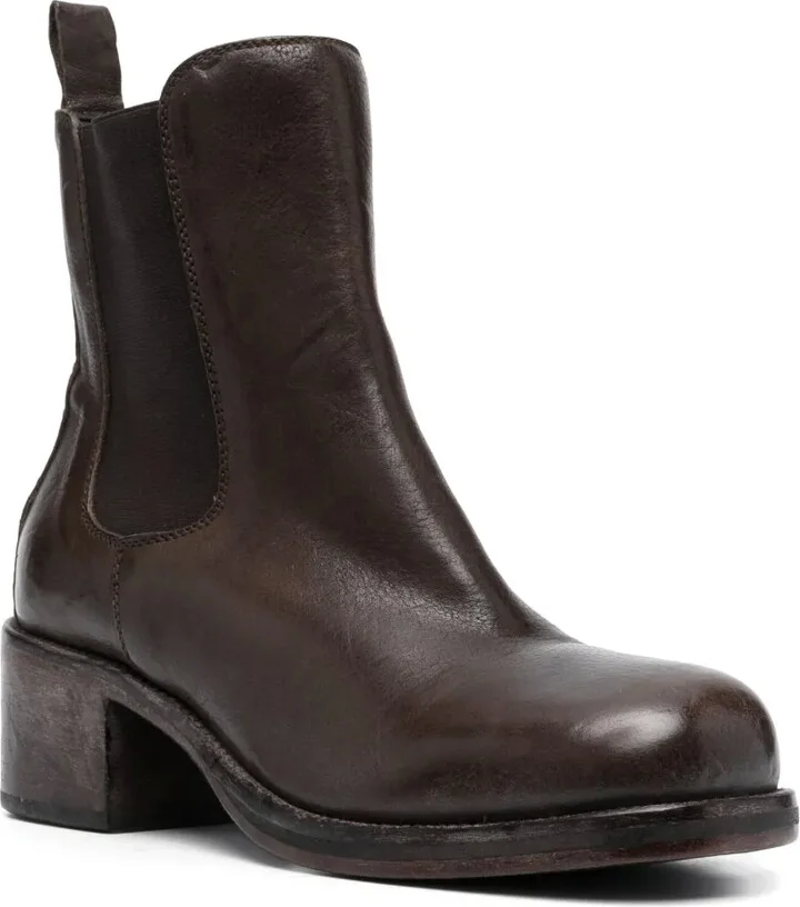 50mm leather Chelsea boots - Image 2