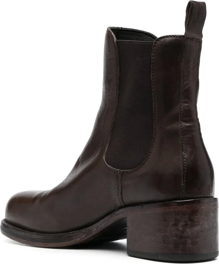 50mm leather Chelsea boots - Image 3