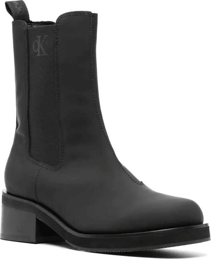 50mm Leather Chelsea Boots - Image 2