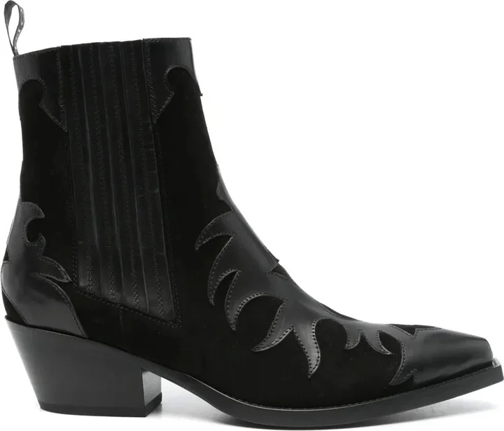 50mm leather Chelsea boots