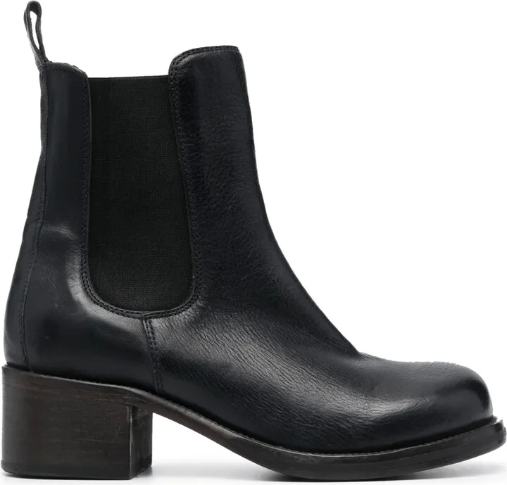 50mm leather Chelsea boots
