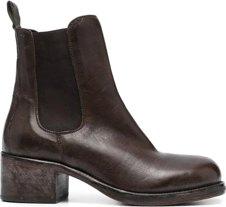 50mm leather Chelsea boots