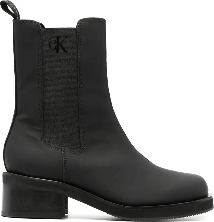 50mm Leather Chelsea Boots