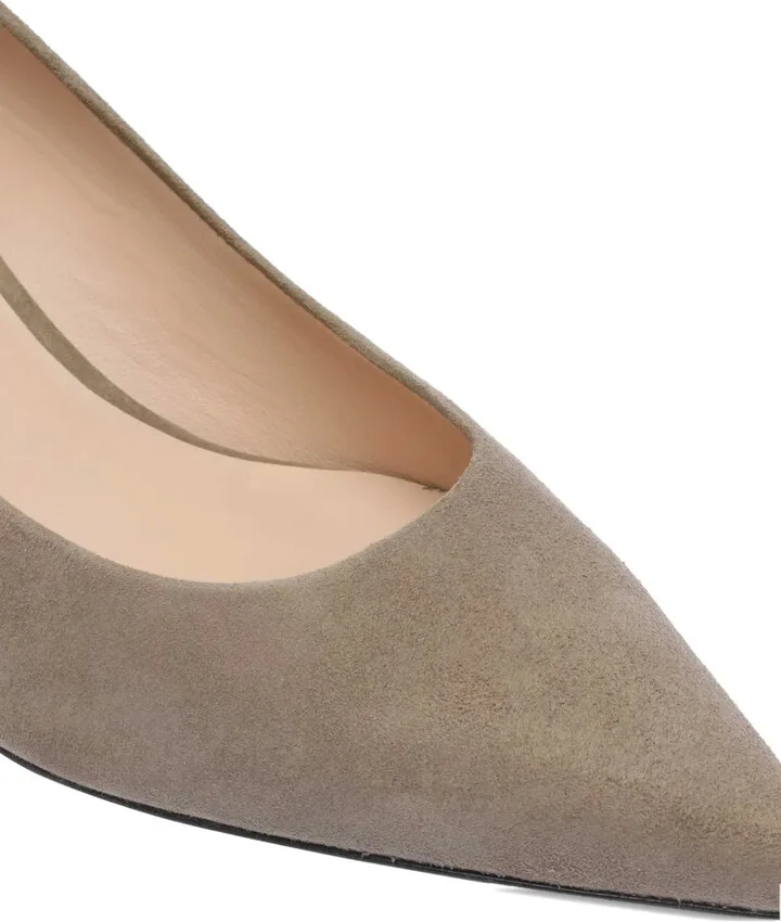 50mm Leather Heeled Pumps - Image 4
