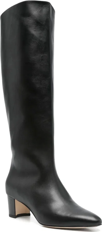 50mm Leather Knee-High Boots - Image 2