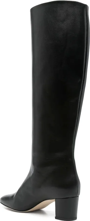 50mm Leather Knee-High Boots - Image 3