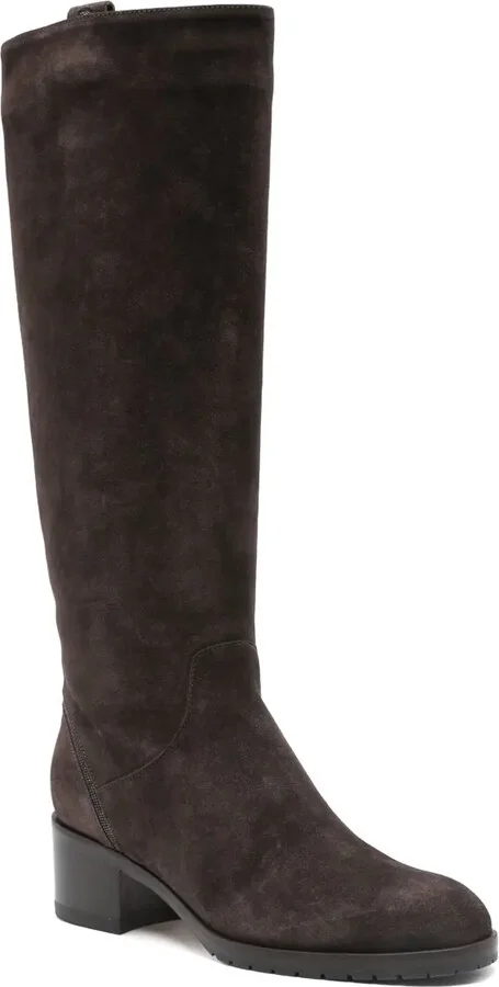 50mm Leather Knee-High Boots - Image 2