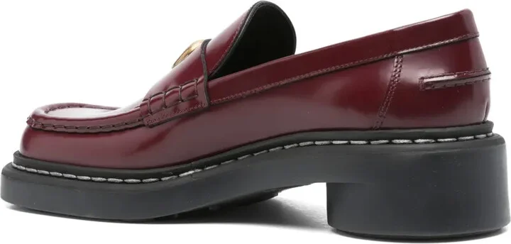 50mm Leather Loafers - Image 3