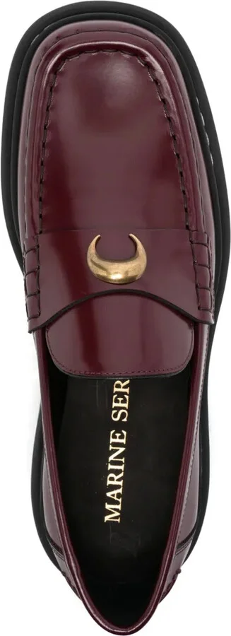 50mm Leather Loafers - Image 4