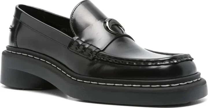 50mm Leather Loafers - Image 2
