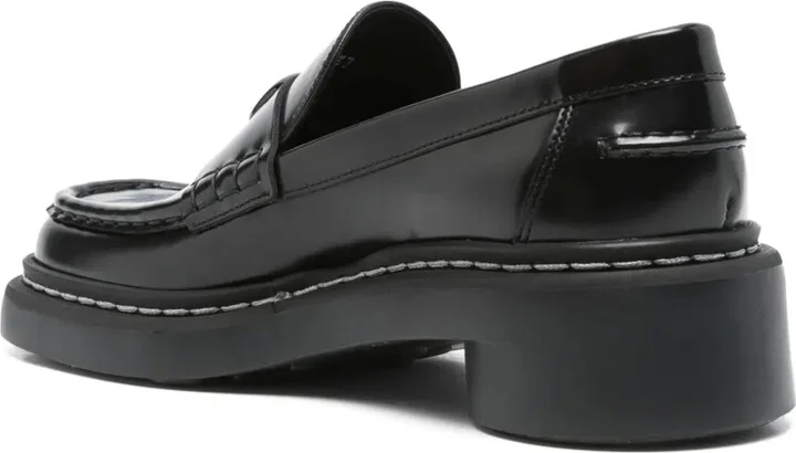 50mm Leather Loafers - Image 3