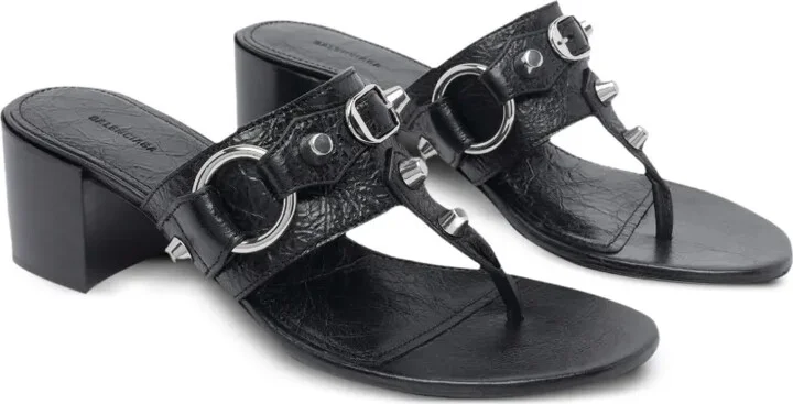 50mm Leather Mules - Image 2