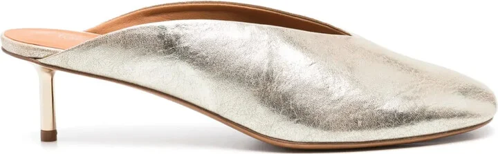 50mm Leather Mules