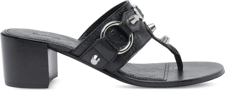 50mm Leather Mules