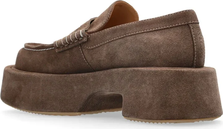 50mm Leather Platform Loafers - Image 3
