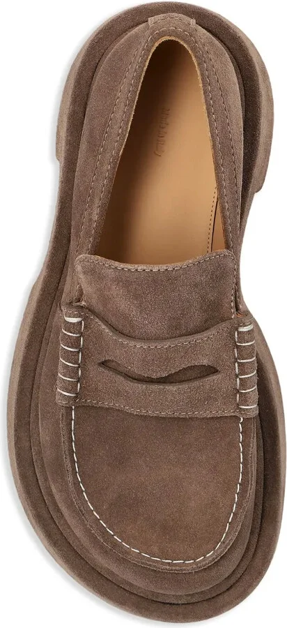 50mm Leather Platform Loafers - Image 4
