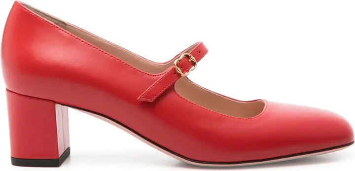 50mm Leather Pumps
