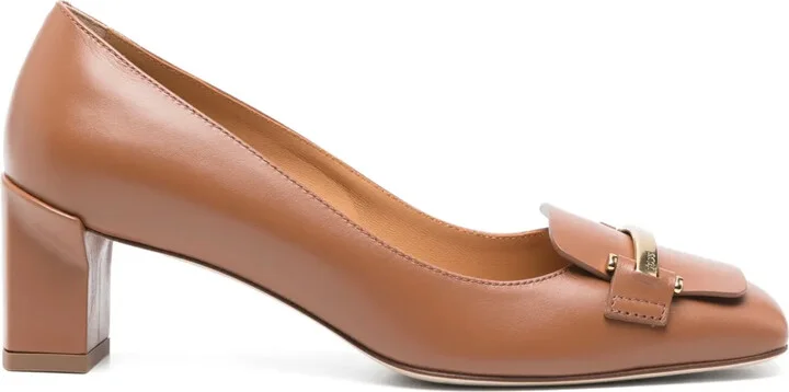 50mm Leather Pumps