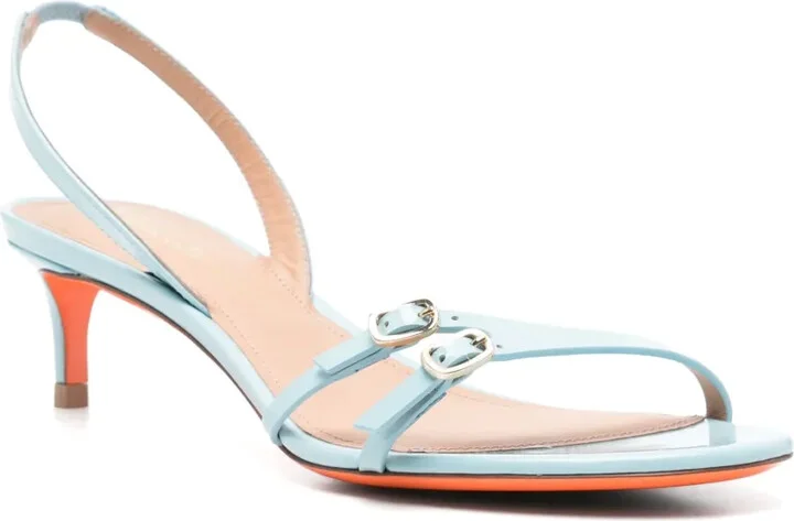 50mm Leather Sandals - Image 2
