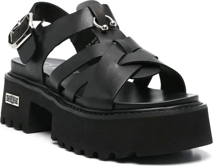 50mm Leather Sandals - Image 2